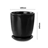 Blumentopf Blumenübertopf Schwarz Blumenschale mit Produktbild-Vorschau 2