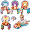 Baby Bauchlagekissen in U-Form, Spielkissen mit Rassel ab 6 Produktbild-Vorschau 5