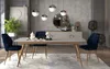 Blauer Esszimmerstuhl Luxus Moderne Küchenmöbel Designer Produktbild-Vorschau 2