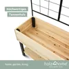 holz4home® Hochbeet mit Rankgitter aus Metall I Aus Produktbild-Vorschau 4