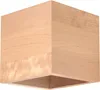 Applique QUAD en bois naturel 1xG9 8W bois 10x12x10cm Voir les images du produit 1