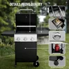 FCH Gasgrill Grillwagen 3 Brennern 10.55 kW mit Deckel, Produktbild-Vorschau 5