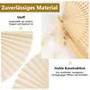 Handfächer, 2er Klein Handfächer aus Stoff für eine Produktbild-Vorschau 6
