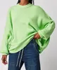 ASKSA Damen Pullover Langarm Rundhals Strickpullover Produktbild-Vorschau 2