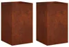 vidaXL Tuinplantpot, 2 stuks, roestlook, 30 x 30 x 50 cm Productafbeelding-voorbeeld 1