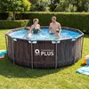 Pool Steel Super Black Wood AVENLI 366 x 100 cm Produktbild-Vorschau 7