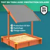 SPIELWERK® Pískoviště Sami sluneční stříška 120x120cm Náhled obrázku produktu 11