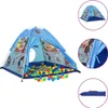 vidaXL Spielzelt für Kinder Blau 120x120x90 cm Produktbild-Vorschau 2