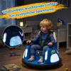 COSTWAY 12V Autoscontro per bambini girevole a 360°, 2 in 1 Anteprima dell’immagine prodotto 7