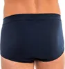 Herren Slip mit Eingriff Unterhose aus 100% Feinripp-Baumwolle Farbe:marine Produktbild-Vorschau
