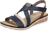 Rieker sandalo donna blu-beige, Colore:blu, Taglia UE:40 Anteprima dell’immagine prodotto 11