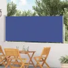 vidaXL Tenda laterale estensibile 120×500 cm Blu Anteprima dell’immagine prodotto 2