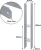 XINZI, 2 stuks H-vormige paalhouders, stalen ankers, 600 mm Productafbeelding-voorbeeld 2