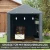 Outsunny Garagenzelt 1,6x2,18x1,72 m Lagerzelt mit Produktbild-Vorschau 6