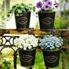 4er Set Hängetöpfe Balkon mit Drainageloch, Blumentopf Produktbild-Vorschau 6