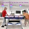 COSTWAY Table de air hockey LED, table de jeu air hockey Voir les images du produit 9