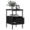 vidaXL Nachttisch Schwarz 34x36x50 cm Holzwerkstoff Produktbild-Vorschau 9