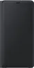 A black flip case for a smartphone, shown closed. Podgląd zdjęcia produktu