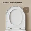 EMKE Hangtoilet, keramisch, dubbele spoeling in Productafbeelding-voorbeeld 4