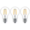 Philips Filament-Lampe, transparent, 40W A60 E27 x3, 4,3 W, Produktbild-Vorschau 5