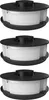Spulen-Set 3-teilig Ersatzspule Doppelfadenspule passend Produktbild-Vorschau 1