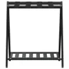 Gepäckablage Schwarz 68x38x58 cm Bambus Produktbild-Vorschau 3