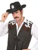 Cowboyhut Sheriff-Hut schwarz-silber - Einheitsgröße Produktbild-Vorschau 1