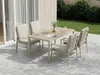 MeXo Gartenmöbel Set Aluminium 5-tlg. Garten Essgruppe für Produktbild-Vorschau 8