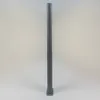 A tall, slender, gray pole light is shown standing upright against a plain, light gray background. Anteprima dell’immagine prodotto