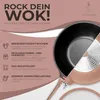 TRAUMLEBEN® Wokpfanne 28 cm mit Deckel, abnehmbarer Griff & Produktbild-Vorschau 5