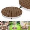 Collage of images showing an outdoor shower, including close-ups and lifestyle shots with people and a dog using it. Náhled obrázku produktu