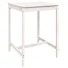 Cloris Designermöbel 5-tlg. Gartenbar-Set Weiß Massivholz Produktbild-Vorschau 8
