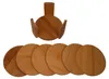 hausleben, lot de 12 sous-verres ronds | 11,5 x 11,5 x 7 cm Voir les images du produit 3