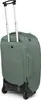A green rolling suitcase with silver telescopic handle and black wheels, shown from a three-quarter rear view against a white background. Produktbild-Vorschau