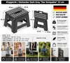 Klapphocker, Klapptritt 22 cm für Kinder faltbar bis 150 kg Produktbild-Vorschau 2