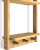 CASARIA® Duschregal Zum Hängen 3 Ablagen 3 Haken 70x29x10cm Produktbild-Vorschau 5