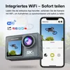 5K 50MP Unterwasserkamera 30M Wasserdicht 2 Screen WiFi Produktbild-Vorschau 7