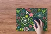 MuchoWow® Mauspad Mousepad Blätter - Muster - Blumen 40x30 Produktbild-Vorschau 4
