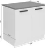 Belini Unterschrank Küche, Spülenunterschrank 80 cm Breite. Produktbild-Vorschau 3