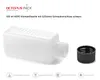 10 bottiglie di plastica da 100 ml angolari in HDPE, Anteprima dell’immagine prodotto 2