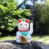Glückskatze - Maneki-neko - Winkekatze - 15 cm - weiß Produktbild-Vorschau 12