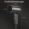 1600W Faltbarer Reiseföhn mit Diffusor, Ionen Haartrockner Produktbild-Vorschau 7