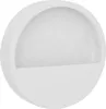 A white, circular planter with a textured interior. Produktbild-Vorschau