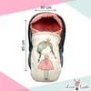 Love Gifts® Einschlagdecke Babyschale 80 * 85 cm, Baby Produktbild-Vorschau 3