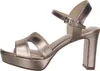 Tamaris Damen Sandalette Gold Silber Metallic Optik Karree Produktbild-Vorschau 32