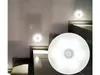 Motion-activated LED lights are installed on a staircase for illumination. Produktbild-Vorschau
