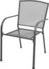vidaXL Gartenstühle, Stahl, 2er Set, Grau, Stapelbar, Produktbild-Vorschau 1