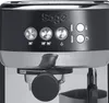 Close-up of the control panel and portafilter of an espresso machine. Produktbild-Vorschau