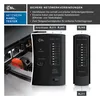 CSL Testeur de câble réseau, RJ45/RJ11/12/(25)/14 femelle, Voir les images du produit 2