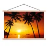 MuchoWow® Textilposter Palme - Sonnenuntergang - Strand - Produktbild-Vorschau 1